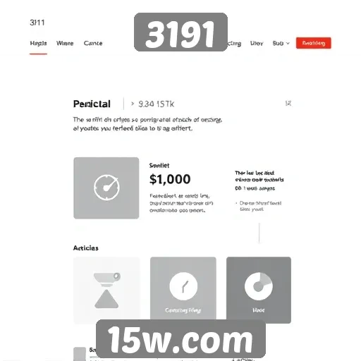 Análise da interface do usuário do site 3191